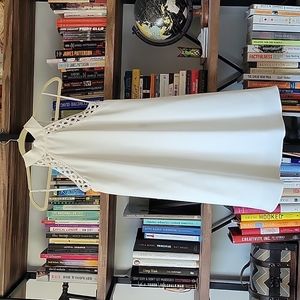 Backless sexy white dress